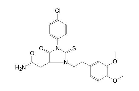 4-imidazolidineacetamide, 1-(4-chlorophenyl)-3-[2-(3,4-dimethoxyphenyl)ethyl]-5-oxo-2-thioxo-
