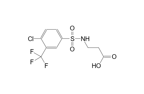 N-{[4-chloro-3-(trifluoromethyl)phenyl]sulfonyl}-beta-alanine
