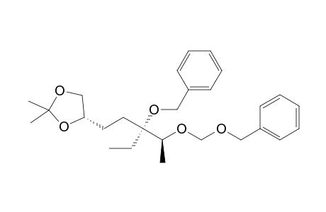 (2S,3R,6S)-3-Benzyloxy-2-benzyloxymethoxy-3-ethyl-6,7-isopropylidenedioxyheptane