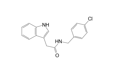 N-(4-chlorobenzyl)-2-(1H-indol-3-yl)acetamide
