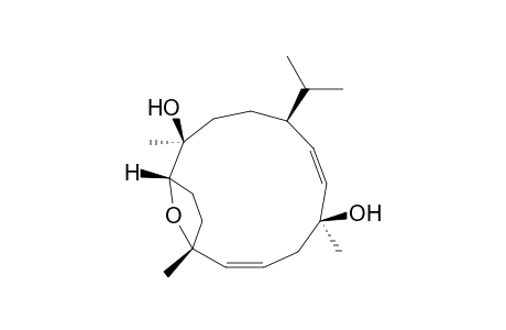 15-Oxabicyclo[10.2.1]pentadeca-6,10-diene-2,8-diol, 2,8,12-trimethyl-5-(1-methylethyl)-, [1S-(1R*,2R*,5R*,6E,8R*,10E,12S*)]-