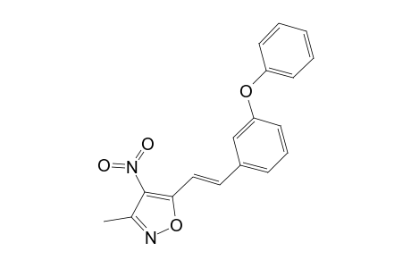 Isoxazole, 3-methyl-4-nitro-5-[2-(3-phenoxyphenyl)ethenyl]-