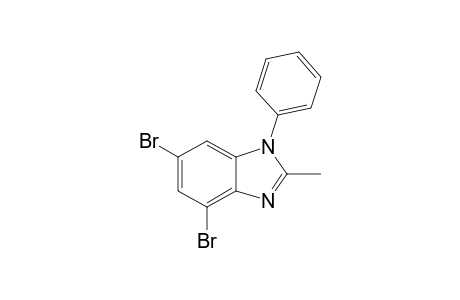 4,6-Dibromo-2-methyl-1-phenyl-1H-benzo[d]imidazole