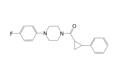 1-(4-fluorophenyl)-4-[(2-phenylcyclopropyl)carbonyl]piperazine