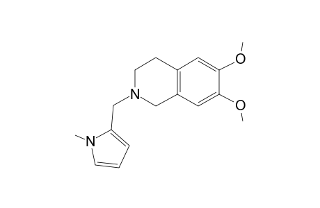 N-(1'-Methyl-2'-pyrrolylmethyl)-6,7-dimethoxy-1,2,3,4-tetrahydroisoquinoline