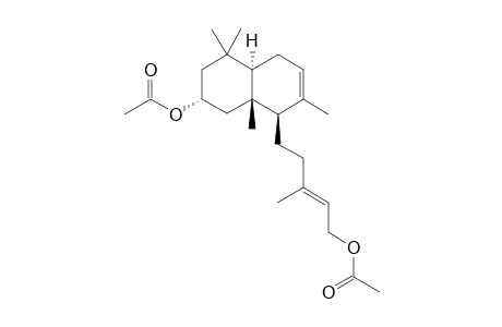 7a-acetoxy-1b(5-acetoxy-3-methyl-3-pentenyl)-2,5,5,8ab-tetramethyl-1,4,4.alpha.,5,6,7,8,8a-hexahydronapthalene