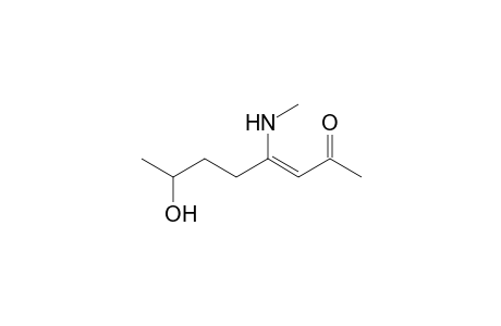 (Z)-4-(methylamino)-7-oxidanyl-oct-3-en-2-one