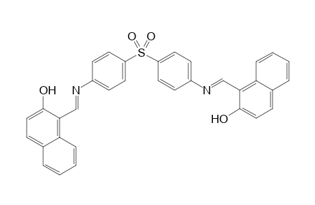 1,1'-((1E,1'E)-((Sulfonylbis(4,1-phenylene))bis(azan-1-yl-1-ylidene))bis(methan-1-yl-1-ylidene))bis(naphthalen-2-ol)