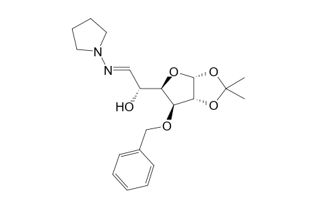 (1R,2E)-1-[(3aR,5R,6S,6aR)-2,2-dimethyl-6-phenylmethoxy-3a,5,6,6a-tetrahydrofuro[2,3-d][1,3]dioxol-5-yl]-2-(1-pyrrolidinylimino)ethanol