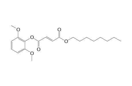 Fumaric acid, 2,6-dimethoxyphenyl octyl ester