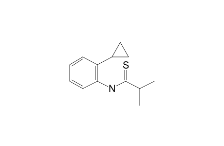 Propanethioamide, N-(2-cyclopropylphenyl)-2-methyl-