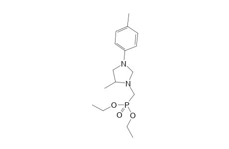 3-(diethoxyphosphorylmethyl)-4-methyl-1-(4-methylphenyl)imidazolidine