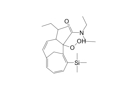 Bicyclo[4.4.1]undeca-4,6,8,10-tetraene-2-carboxamide, N,N-diethyl-2-hydroperoxy-3-(1-methylpropyl)-10-(trimethylsilyl)-