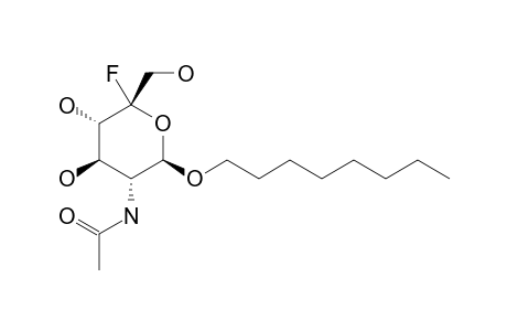 OCTYL-5-FLUORO-2-DEOXY-2-ACETAMIDO-BETA-D-GLUCOPYRANOSIDE