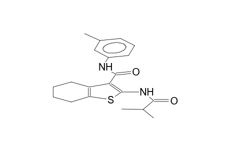 2-(isobutyrylamino)-N-(3-methylphenyl)-4,5,6,7-tetrahydro-1-benzothiophene-3-carboxamide