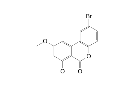 2-BROMO-7-HYDROXY-9-METHOXY-6-H-BENZO-[C]-CHROMEN-6-ONE