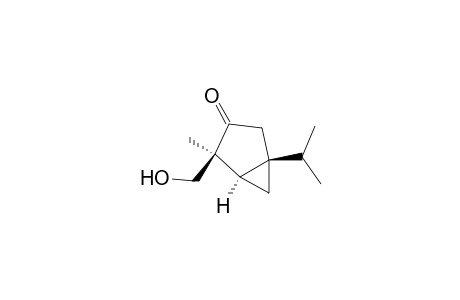 Bicyclo[3.1.0]hexan-3-one, 4-(hydroxymethyl)-4-methyl-1-(1-methylethyl)-, [1S-(1.alpha.,4.alpha.,5.alpha.)]-