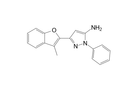 5-Amino-3-(3-methylbenzofuran-2-yl)-1-phenyl-1Hpyrazole