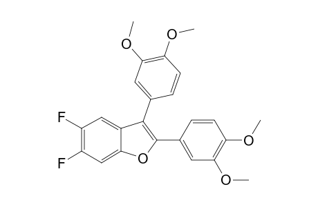 2,3-BIS-(3,4-DIMETHOXYPHENYL)-5,6-DIFLUOROBENZO-[B]-FURAN