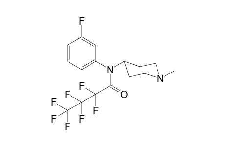 2,2,3,3,4,4,4-Heptafluoro-N-(3-fluorophenyl)-N-(1-methylpiperidin-4-yl)butanamide