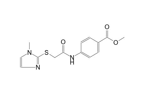 benzoic acid, 4-[[[(1-methyl-1H-imidazol-2-yl)thio]acetyl]amino]-,methyl ester