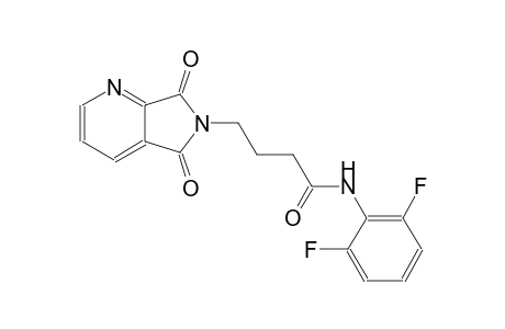 5H-pyrrolo[3,4-b]pyridine-6-butanamide, N-(2,6-difluorophenyl)-6,7-dihydro-5,7-dioxo-