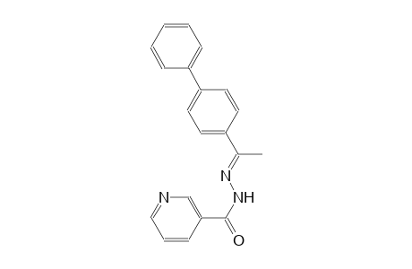 N'-[(E)-1-[1,1'-biphenyl]-4-ylethylidene]nicotinohydrazide