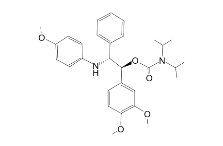 (1S,2R)-O-(N,N-Diisopropylcarbamoyl)-N-(p-methoxyphenyl)-1-(3,4-dimethoxyphenyl)-2-phenyl-2-aminoethanol