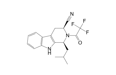 (1S,3S)-1,2,3,4-Tetrahydro-1-(2'-methylpropyl)-2-(trifluoroacetyl)-9H-pyrido[3,4-b]indole-3-carbonitrile