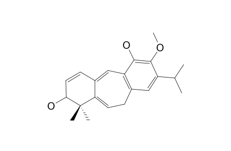 TAXAMAIRIN-G;2,6-DIHYDROXY-1,1-DIMETHYL-8-ISOPROPYL-7-METHOXY-1H-DIBENZO-[A,D]-CYCLOHEPTENE-2,10-DIONE;7,7-DIHYDRO-7-DEOXO-TAXAMAIRIN-D