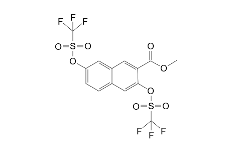 Methyl 3,7-Bis[4-(trifluoromethyl)sulfonyloxy-phenyl]-2-naphthoate