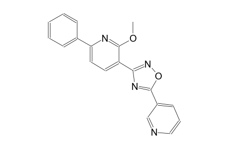 Pyridine, 2-methoxy-6-phenyl-3-[5-(3-pyridinyl)-1,2,4-oxadiazol-3-yl]-