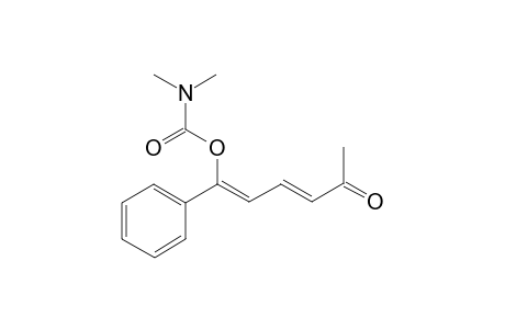 (1Z,3E)-5-oxo-1-phenylhexa-1,3-dien-1-yl dimethylcarbamate