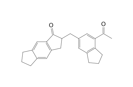 2-[(7-acetyl-2,3-dihydro-1H-inden-5-yl)methyl]-3,5,6,7-tetrahydro-2H-s-indacen-1-one