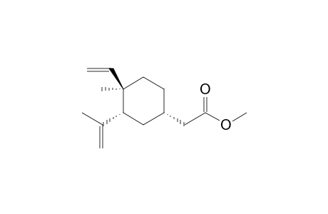 Methyl 2-[(1S,3R,4R)-3-Isopropenyl-4-methyl-4-vinylcyclohexyl]acetate