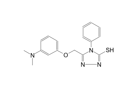 5-([3-(Dimethylamino)phenoxy]methyl)-4-phenyl-4H-1,2,4-triazol-3-yl hydrosulfide