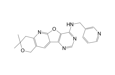 8H-pyrano[3'',4'':5',6']pyrido[3',2':4,5]furo[3,2-d]pyrimidin-4-amine, 7,10-dihydro-8,8-dimethyl-N-(3-pyridinylmethyl)-
