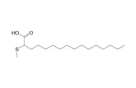 Hexadecanoic acid, 2-(methylthio)-