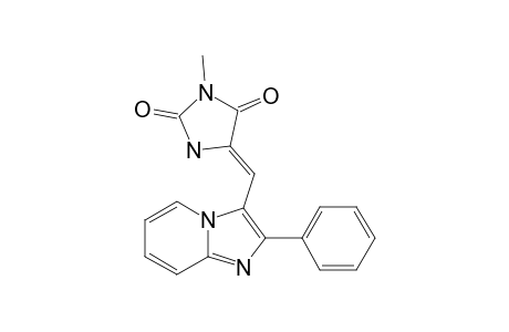 (5Z)-3-methyl-5-[(2-phenylimidazo[3,2-a]pyridin-3-yl)methylene]hydantoin