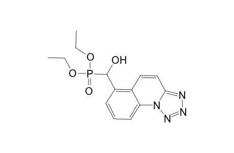 Diethyl (hydroxy(tetrazolo[1,5-a]quinolin-6-yl)methyl)phosphonate