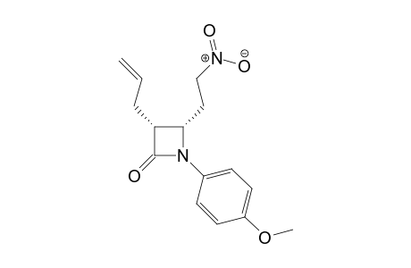 (3R,4S)-3-allyl-1-(4-methoxyphenyl)-4-(2-nitroethyl)azetidin-2-one