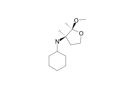 CIS-3-(N-CYCLOHEXYLAMINO)-2-METHOXY-2,3-DIMETHYLOXOLANE