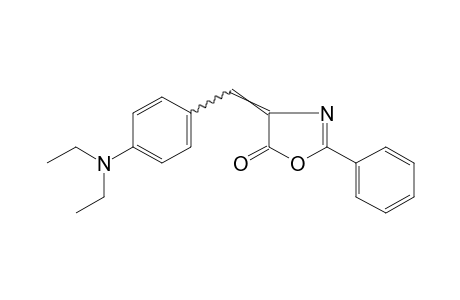 4-[p-(DIETHYLAMINO)BENZYLIDENE]-2-PHENYL-2-OXAZOLIN-5-ONE