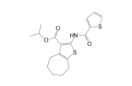isopropyl 2-[(2-thienylcarbonyl)amino]-5,6,7,8-tetrahydro-4H-cyclohepta[b]thiophene-3-carboxylate