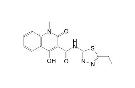 N-(5-ethyl-1,3,4-thiadiazol-2-yl)-4-hydroxy-1-methyl-2-oxo-1,2-dihydro-3-quinolinecarboxamide