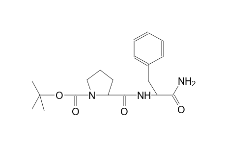 tert-butyl 2-{[(2-amino-1-benzyl-2-oxoethyl)amino]carbonyl}-1-pyrrolidinecarboxylate