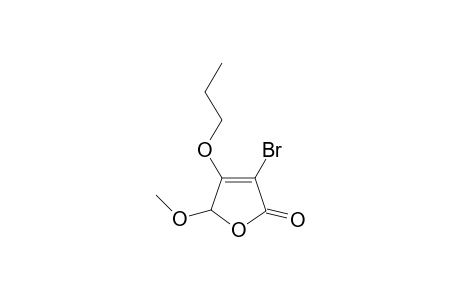 3-Bromo-5-methoxy-4-propoxyfuran-2(5H)-one
