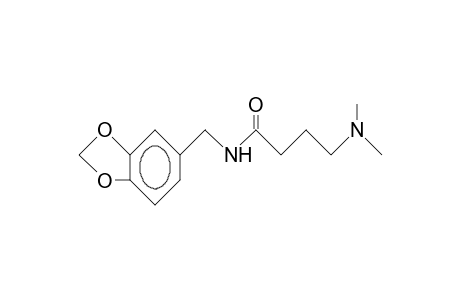 4-Dimethylamino-N-(3,4-methylenedioxy-benzyl)-butyramide