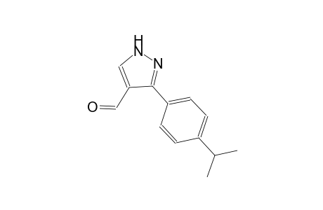 1H-pyrazole-4-carboxaldehyde, 3-[4-(1-methylethyl)phenyl]-