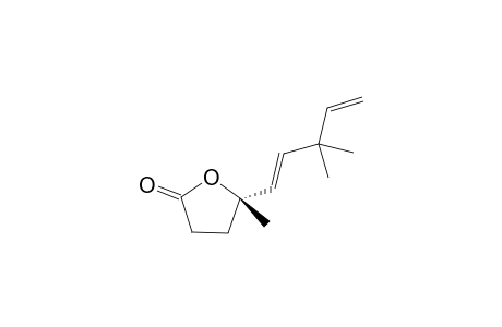 (S)-5-Methyl-5-[3',3'-dimethylpenta-1',4'-dien-1'-yl]-tetrahydrofuran-2-one